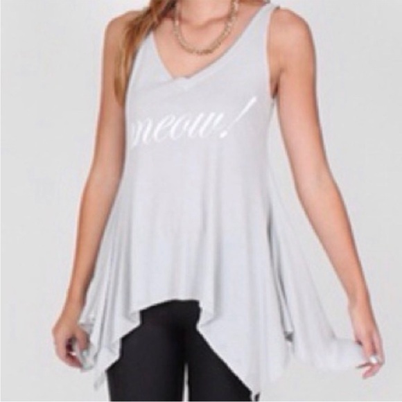 Wildfox Tops - NWT Meow Long Tank SMALL